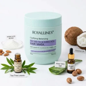 Royallines - Clarifying Balancing Tea Tree Oil & Amino Acid Hair Mask